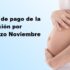 Fechas de pago de la Asignación por Embarazo Noviembre 2021